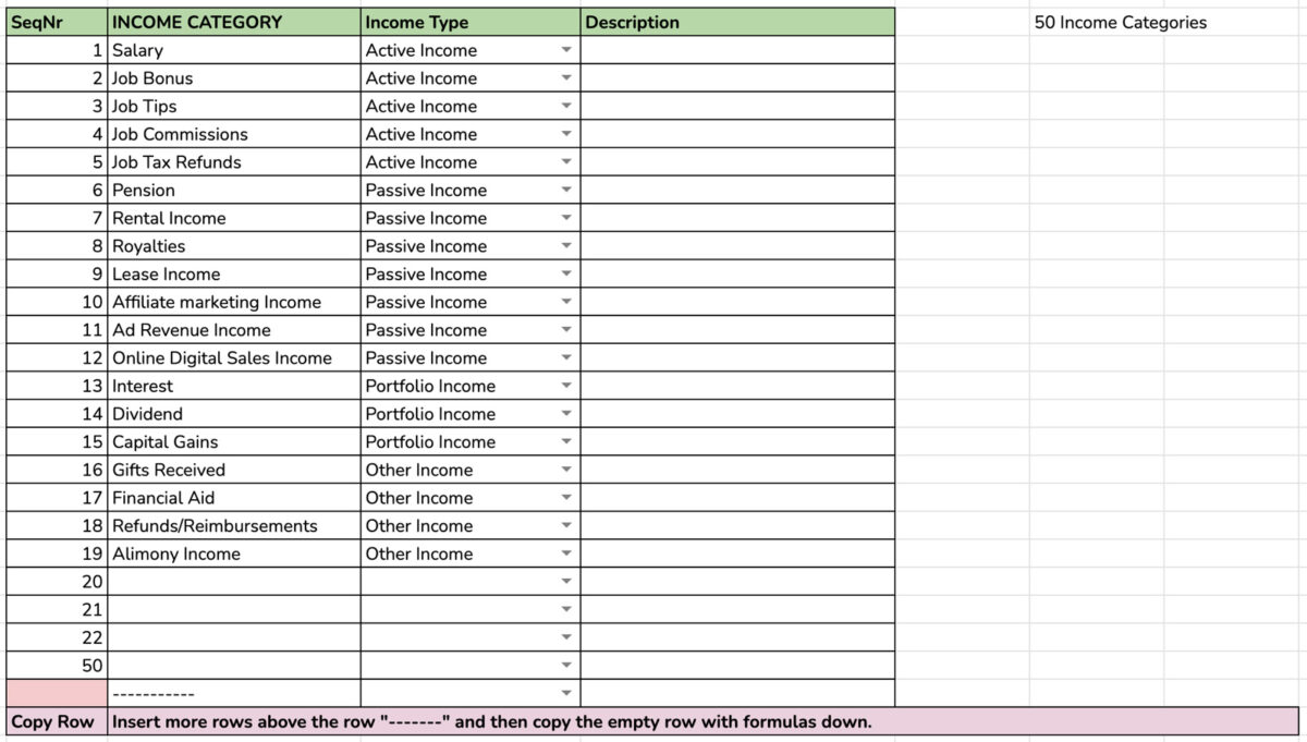 Budget and money tracking spreadsheet - Google Sheets ...