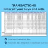 Cryptocurrency Portfolio Investment Journal (with Spreadsheet)