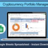Cryptocurrency Portfolio Investment Journal (with Spreadsheet)