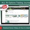 Best Options Trading Journal Spreadsheet for the highly profitable option trader looking to learn from his trade journal